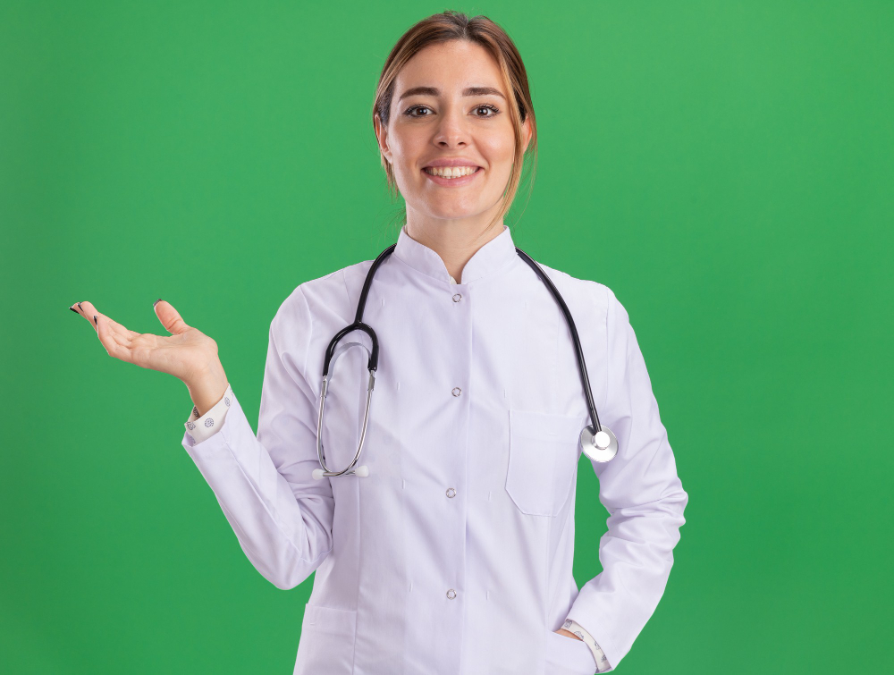 doctor smiling